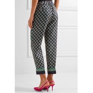J. Crew Foulard Cropped Medallion Silk Pants